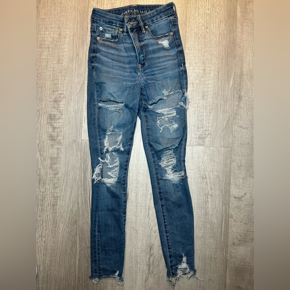 American eagle jeans size 0